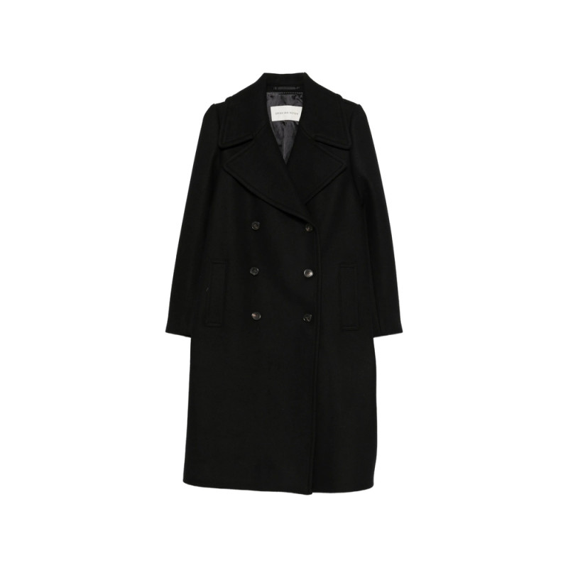 Dries Van Noten Double-breasted Button-belted Coat
