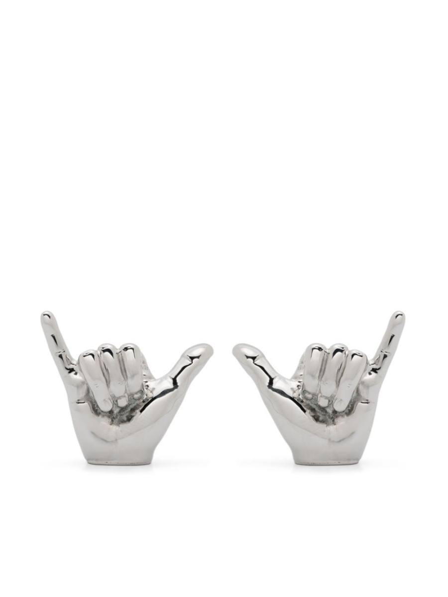 hand shape earrings