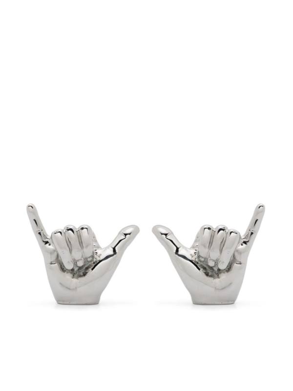hand shape earrings