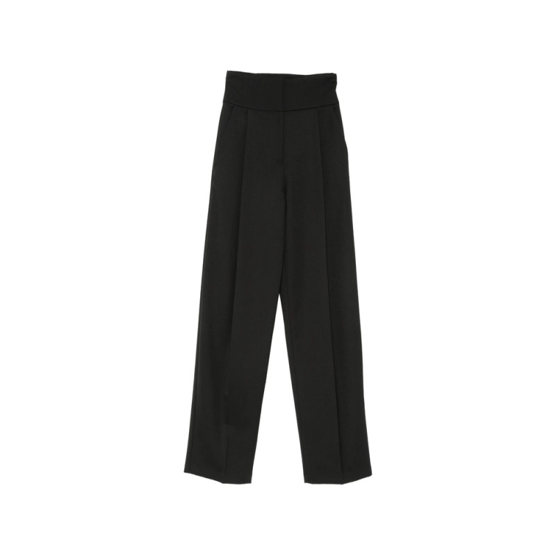 Elisabetta Franchi High-waisted Wide-leg Trousers