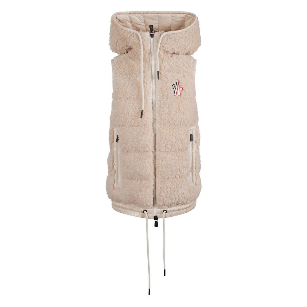 Moncler Grenoble Teddy Hooded Zip Jacket