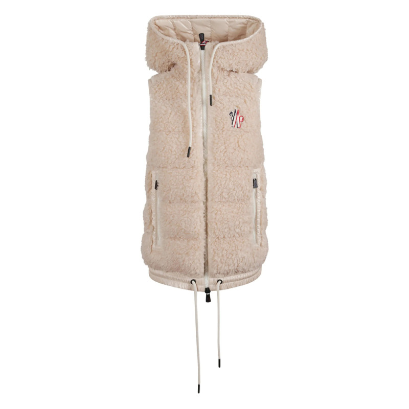 Moncler Grenoble Teddy Hooded Zip Jacket