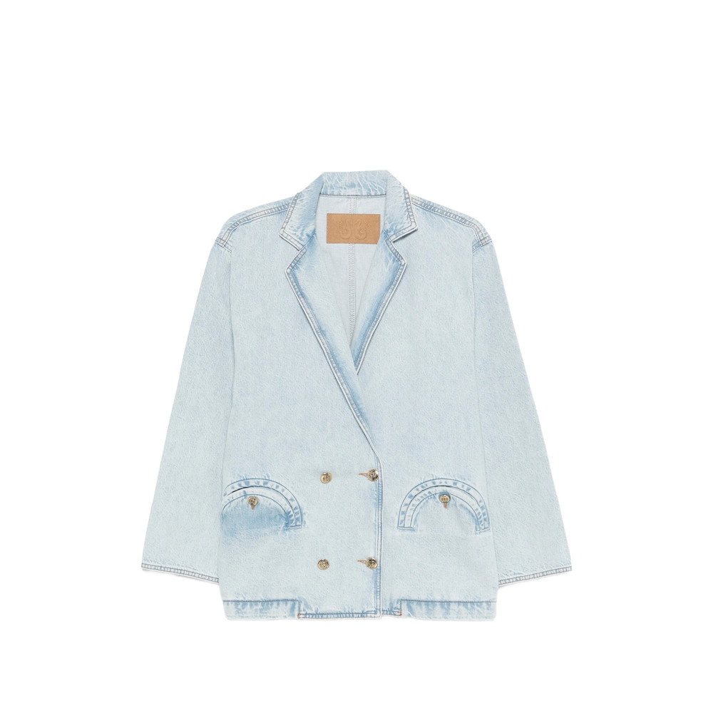 Blazé Milano Nariida Double-breasted Pocket Blazer