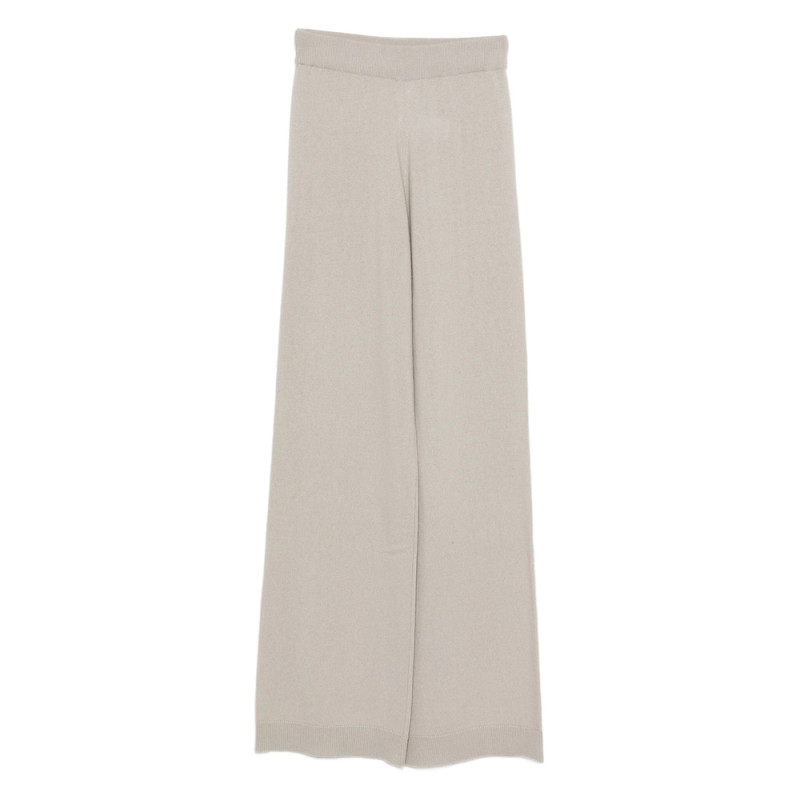 Allude Elasticated-waistband Wool-blend Trousers