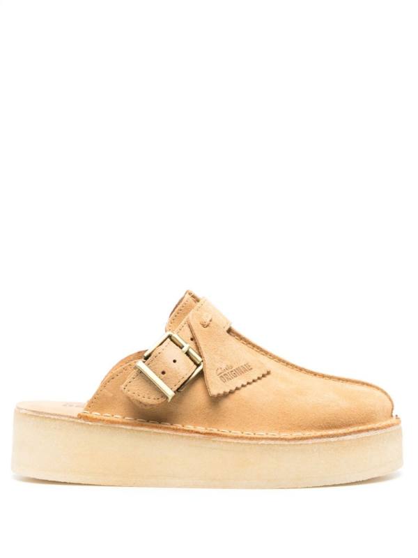 TrekWedge platform clogs