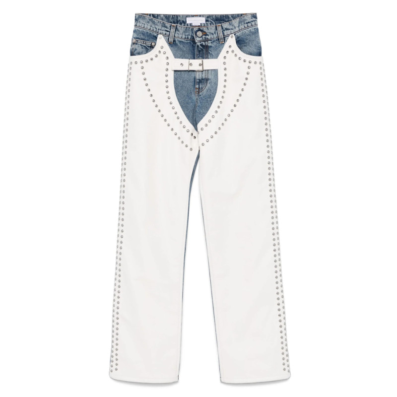Stella Mccartney Studded Straight-leg Jeans