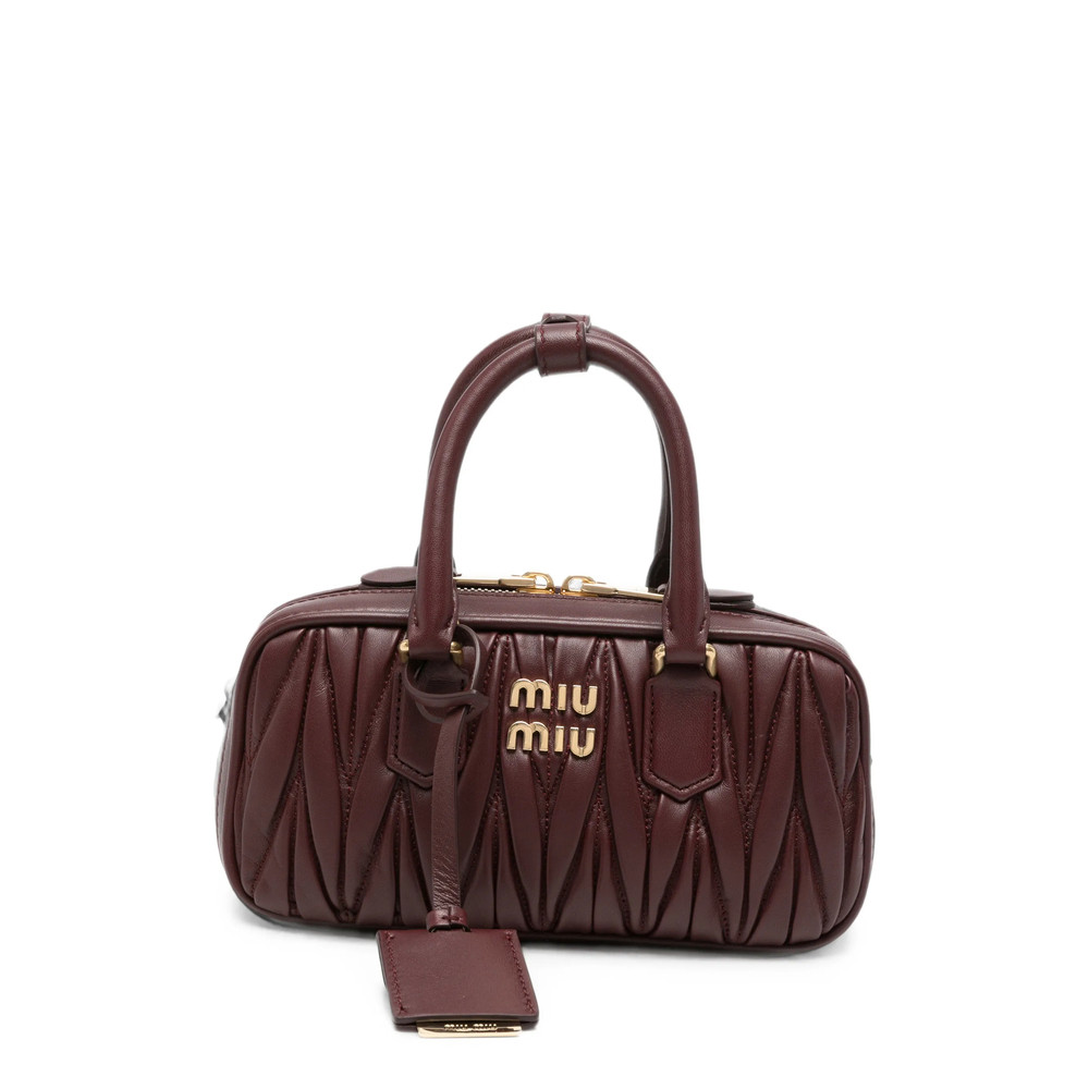 Miu Miu Mini Leather Tote Bag