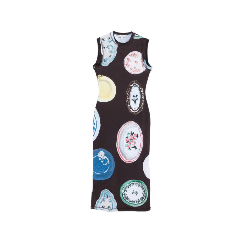 Stine Goya Printed Midi Dress