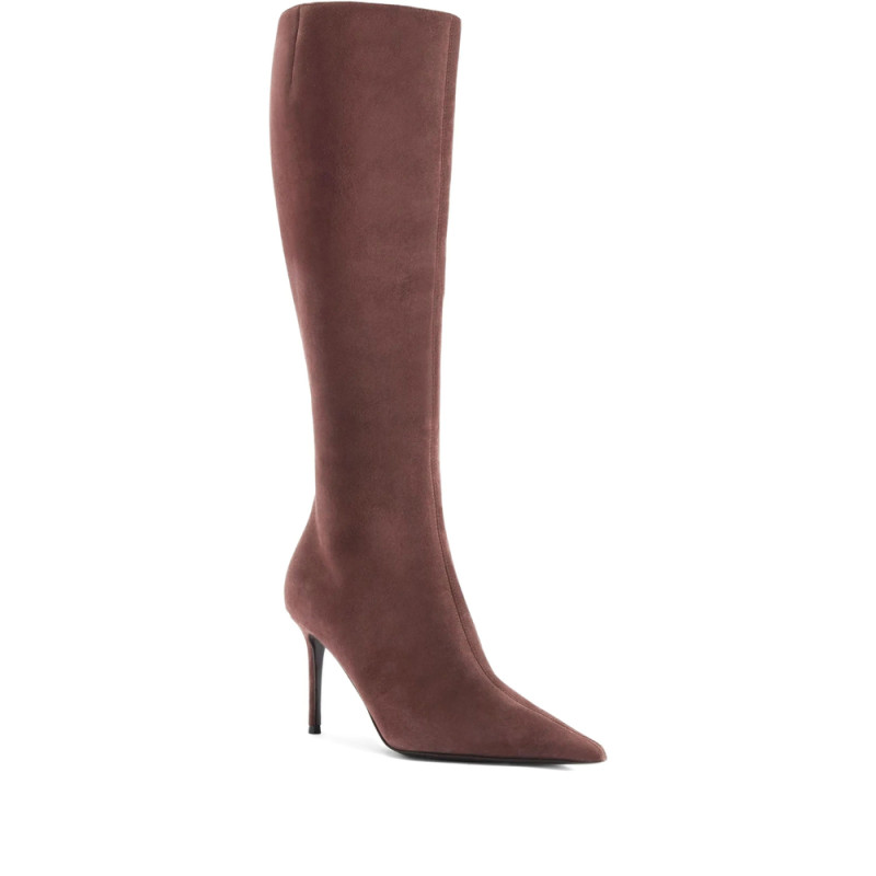 Giuseppe Zanotti 85mm Tamigi Suede Pointed-toe Knee-high Boots