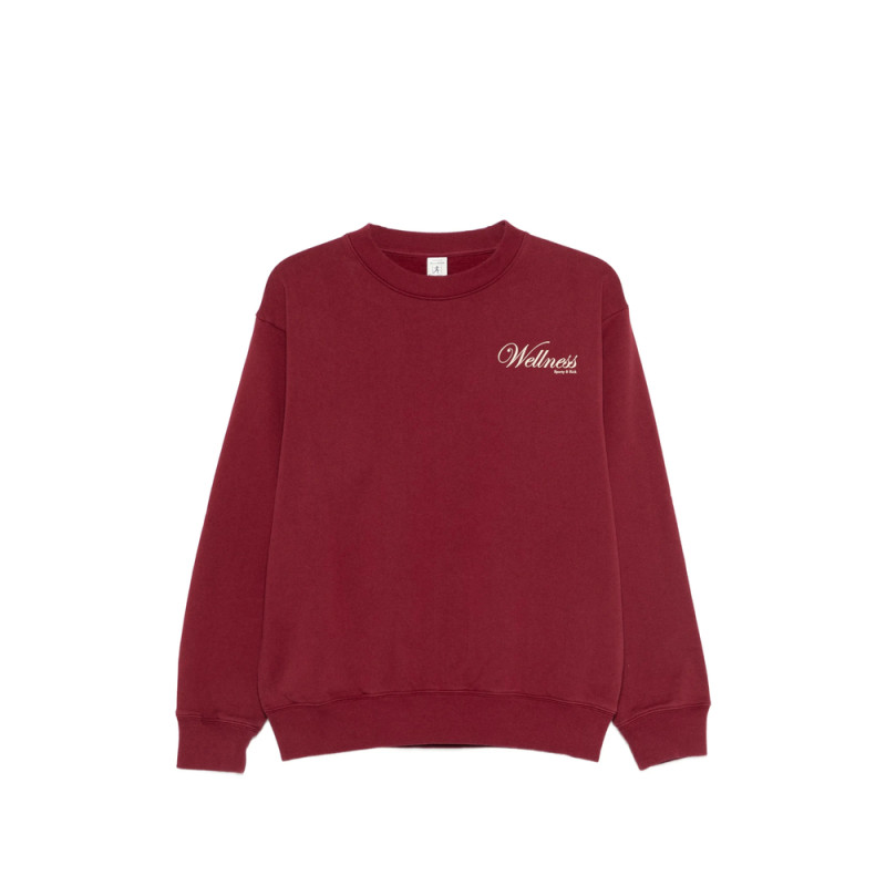 Sporty & Rich Soho Logo Crew-neck Sweatshirt