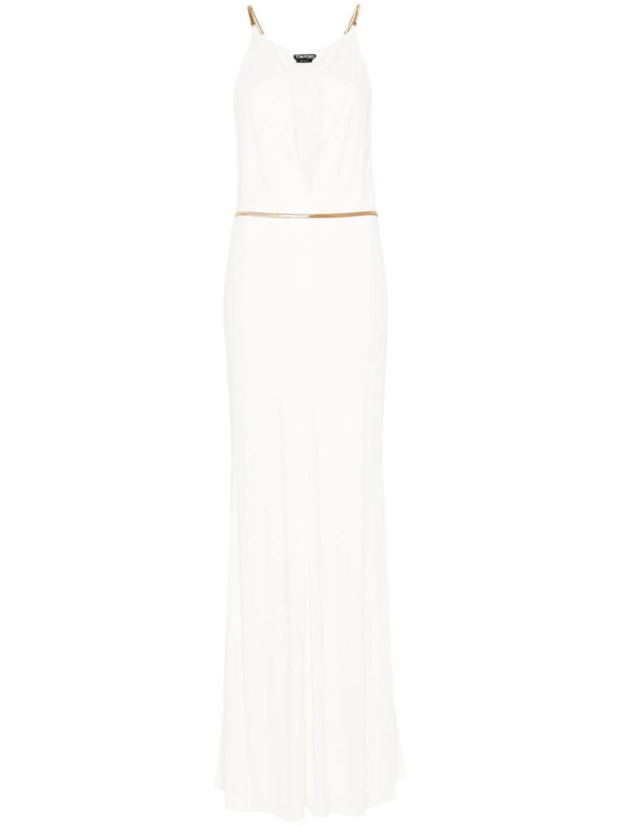 belted maxi dress