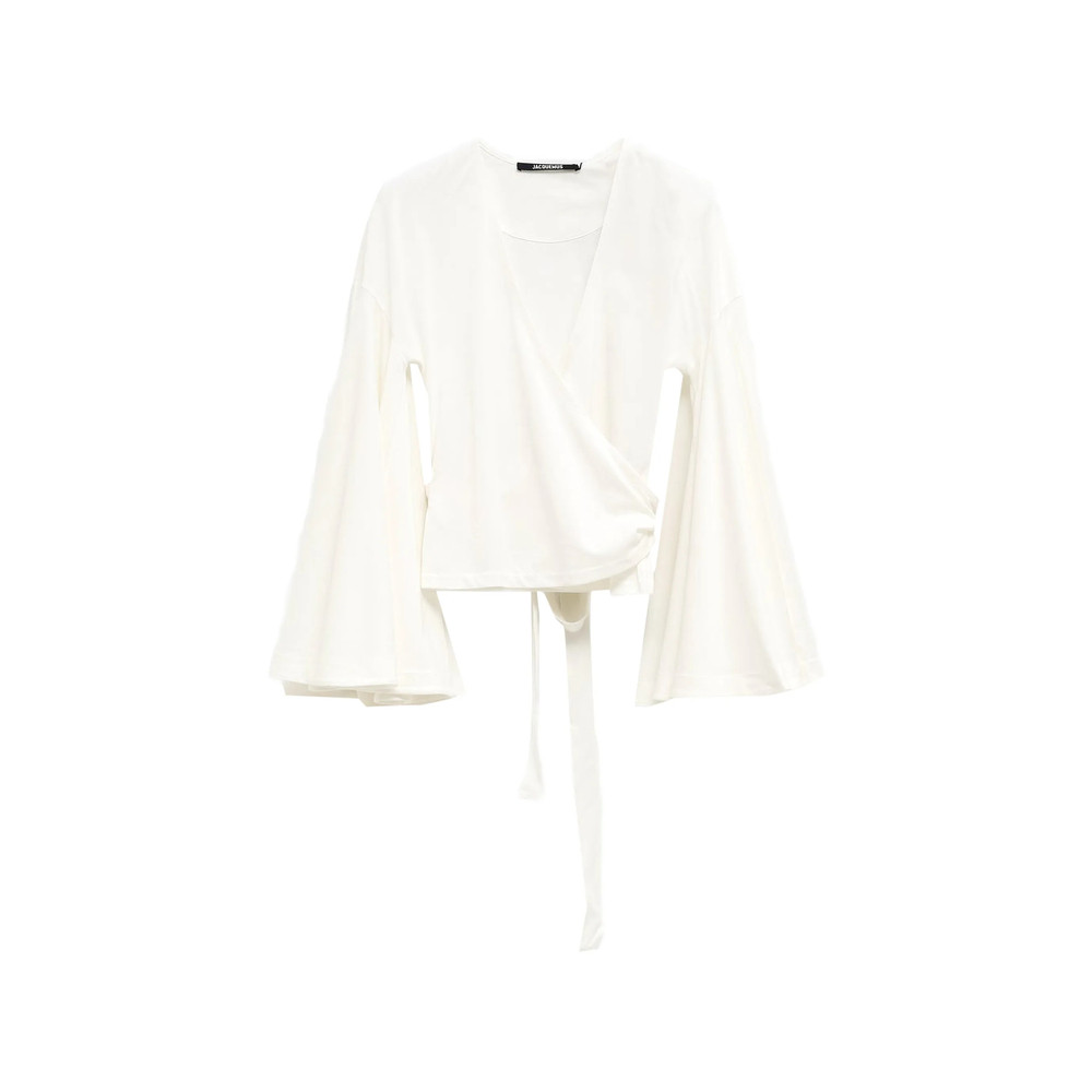 Jacquemus Long-sleeved Tie Blouse
