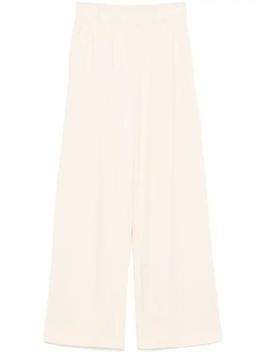 cotton wide-leg track pants