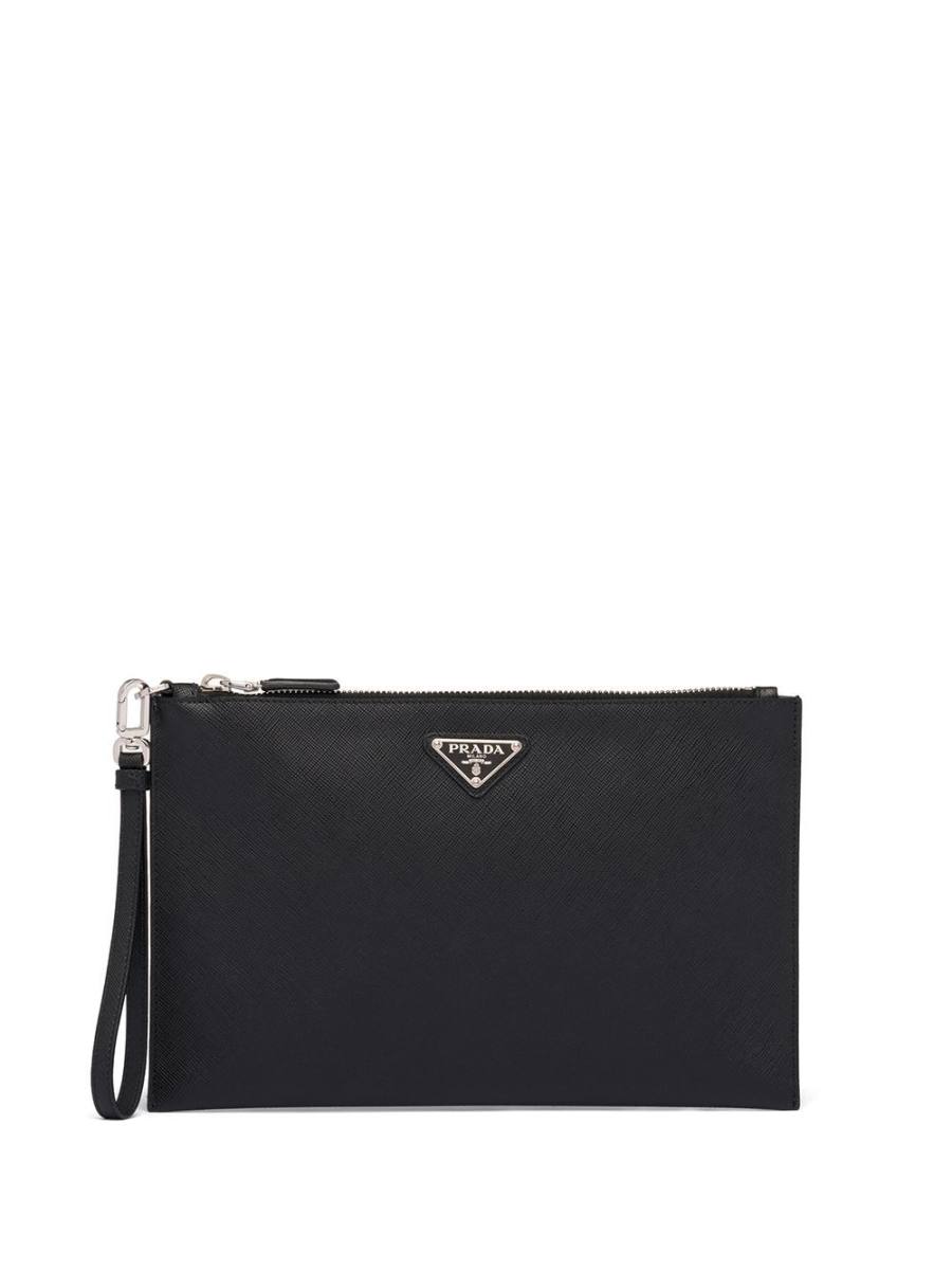logo plaque clutch