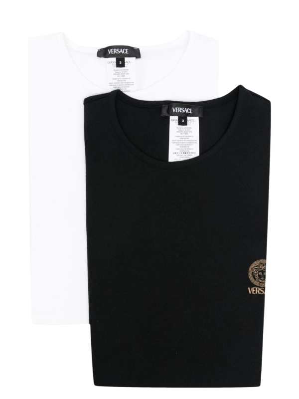 Medusa-print cotton T-shirt (pack of two)