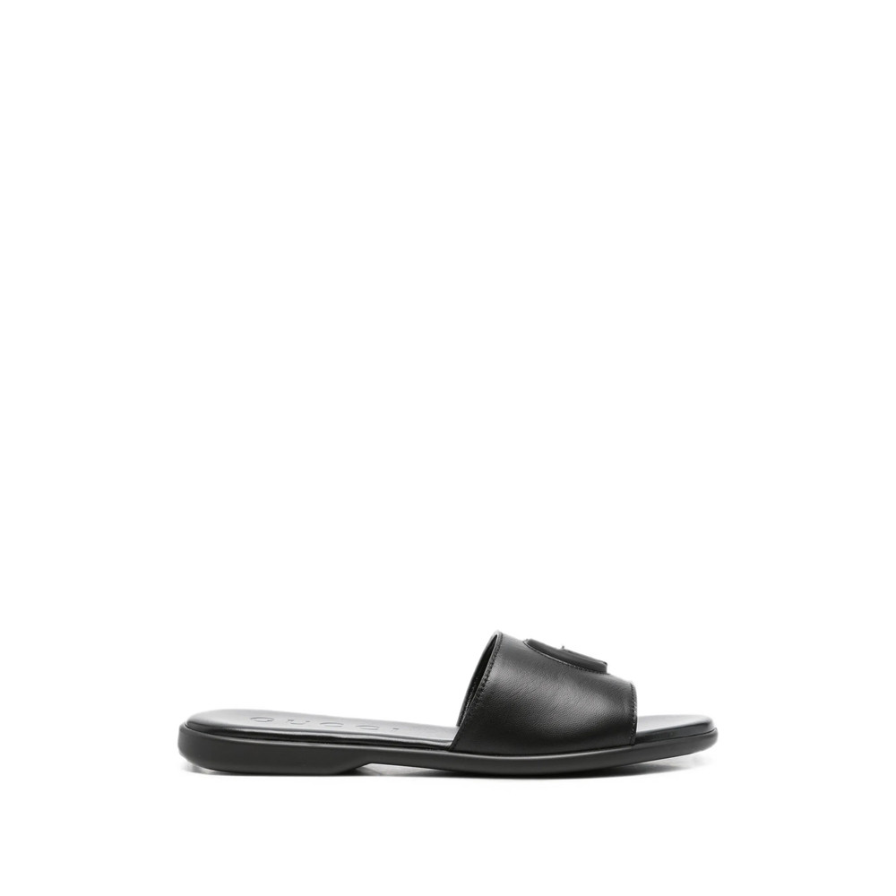 Gucci Double-G Leather Sandals