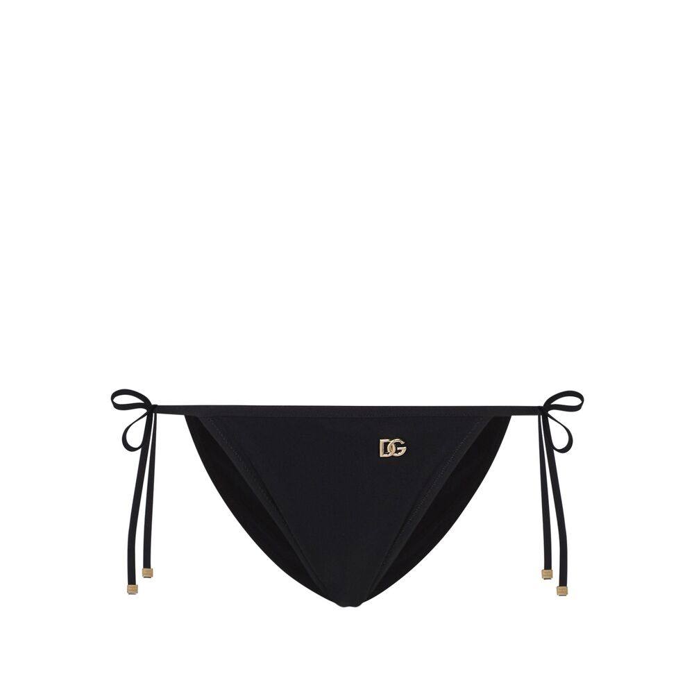 Dolce & Gabbana Logo-plaque Side-tie Bikini Bottom