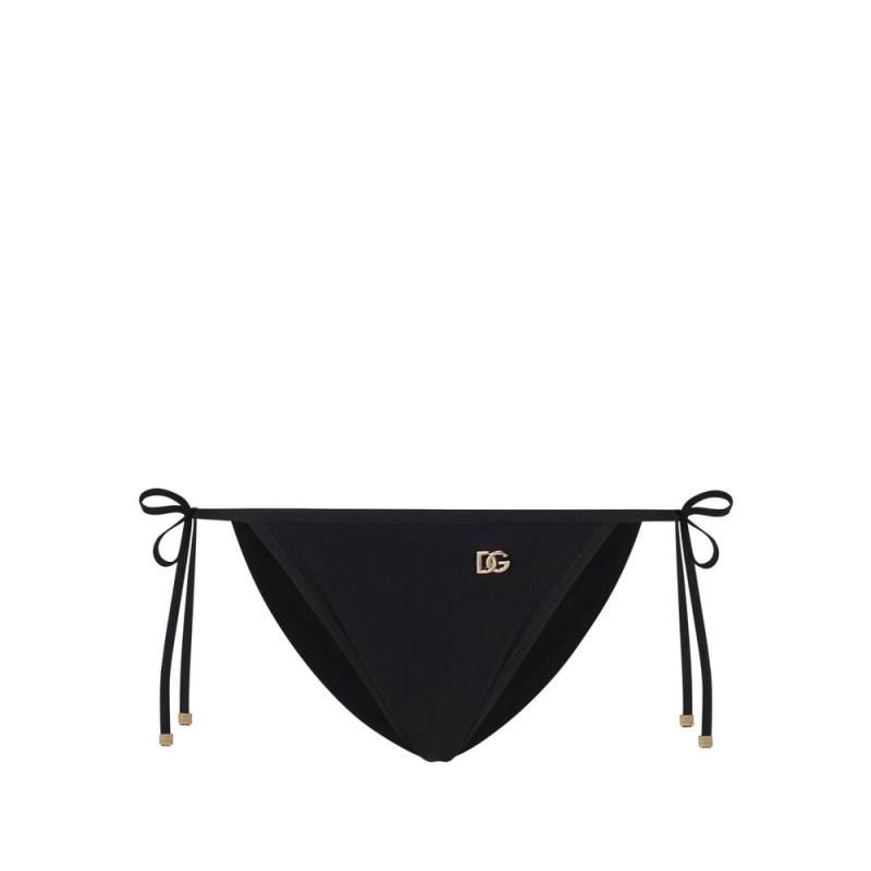 Dolce & Gabbana Logo-plaque Side-tie Bikini Bottom