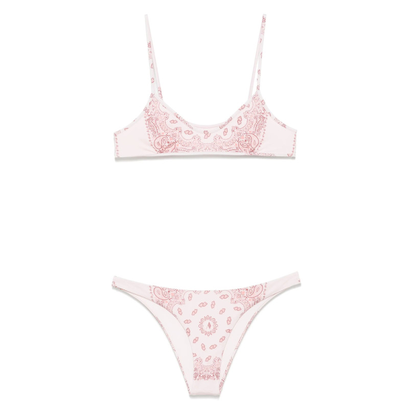 The Attico Paisley-print Bikini