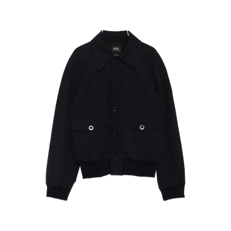A. p.c. Patch-pocket Collared Bomber Jacket