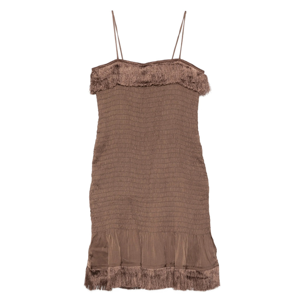 By Malene Birger Valia Fringed Mini Dress