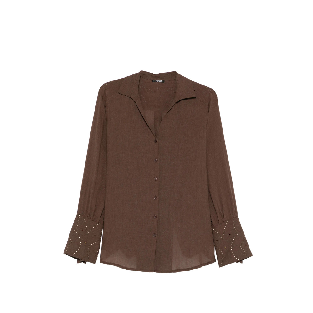 Venuja Embellished-cuff Shirt