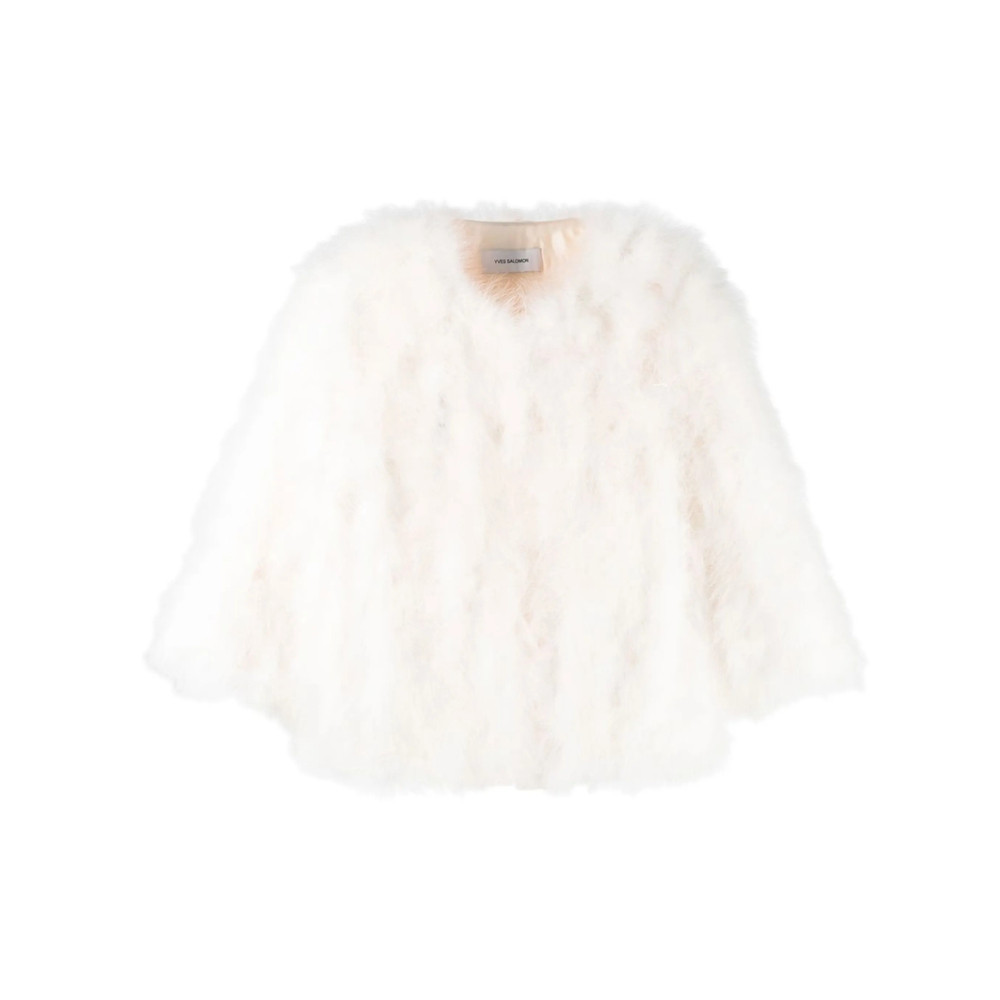 Yves Salomon Feather-trim Jacket