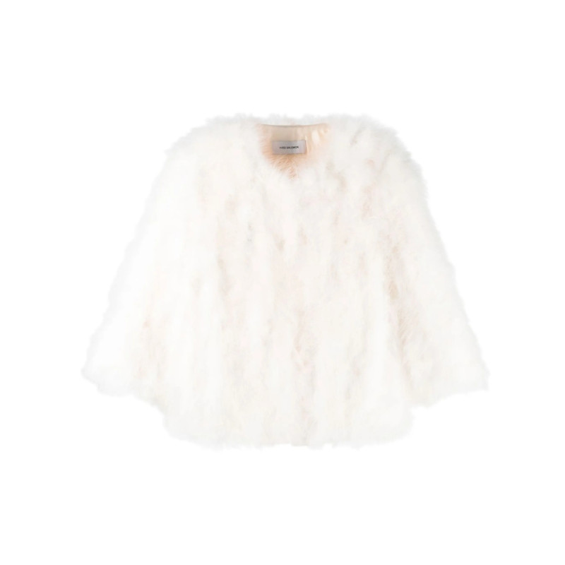 Yves Salomon Feather-trim Jacket