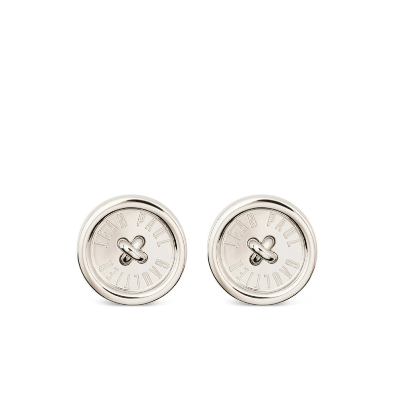 Jean Paul Gaultier Button Earrings
