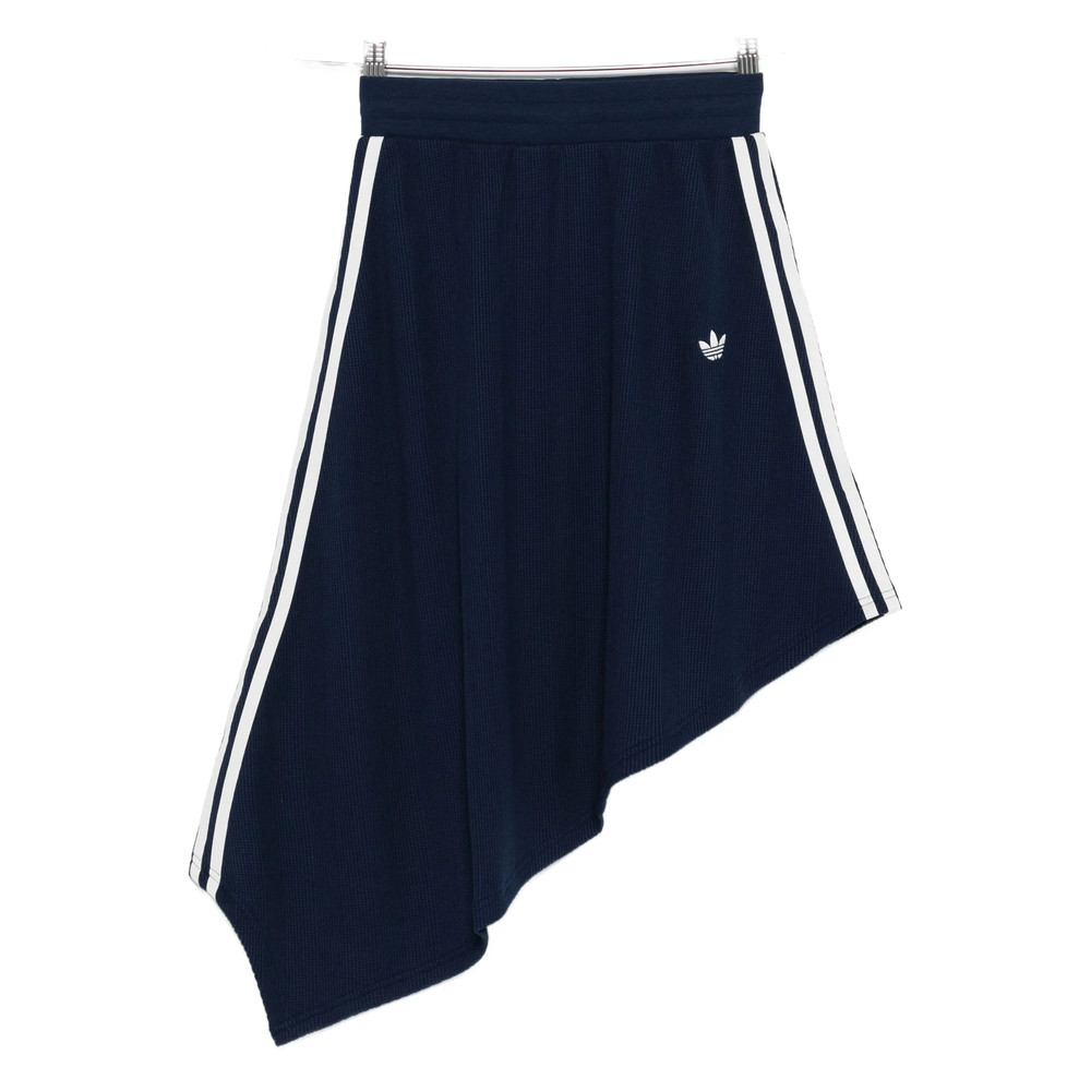 Adidas Waffle-texture Asymmetric Midi Skirt