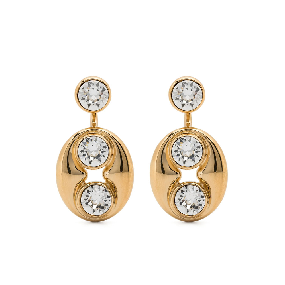 Amina Muaddi Iris Drop Earrings