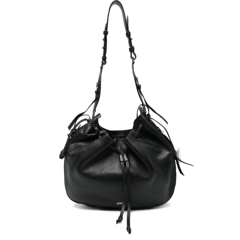 Isabel Marant Bolton Drawstring Leather Shoulder Bag