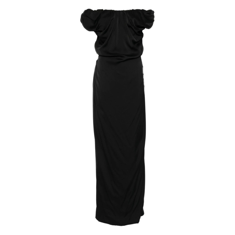 Vivienne Westwood Ginnie Amber Off-shoulder Maxi Dress