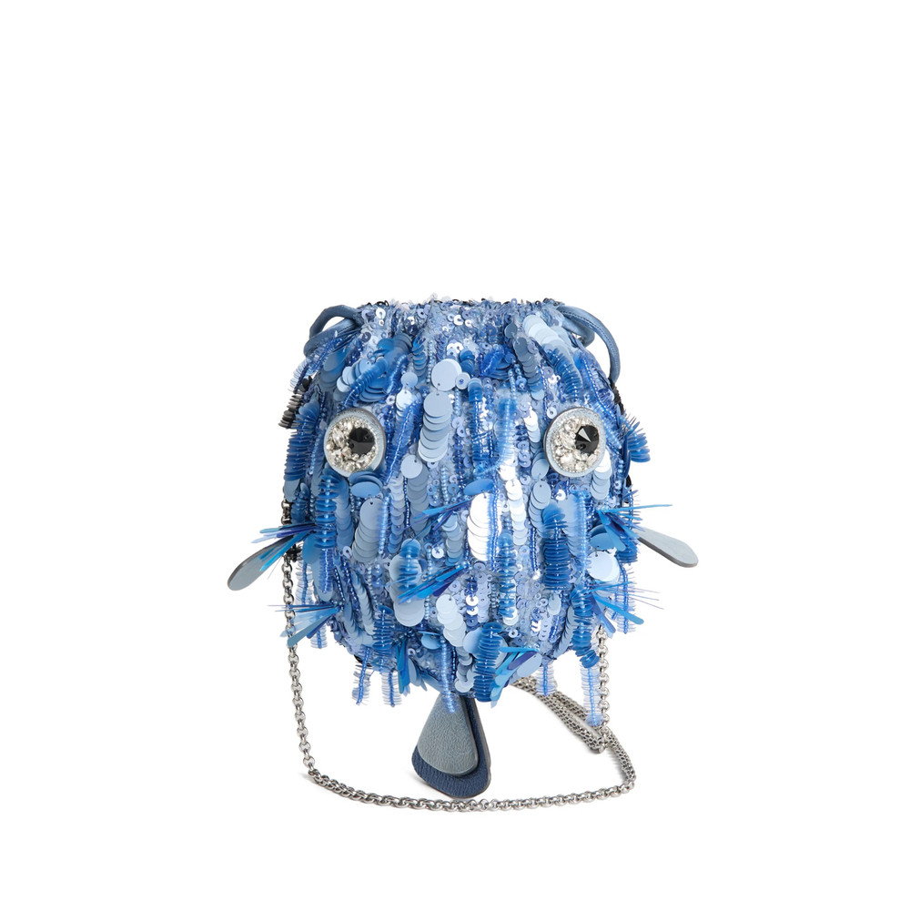 Anya Hindmarch Sequin-embellished Blowfish Cross Body Bag