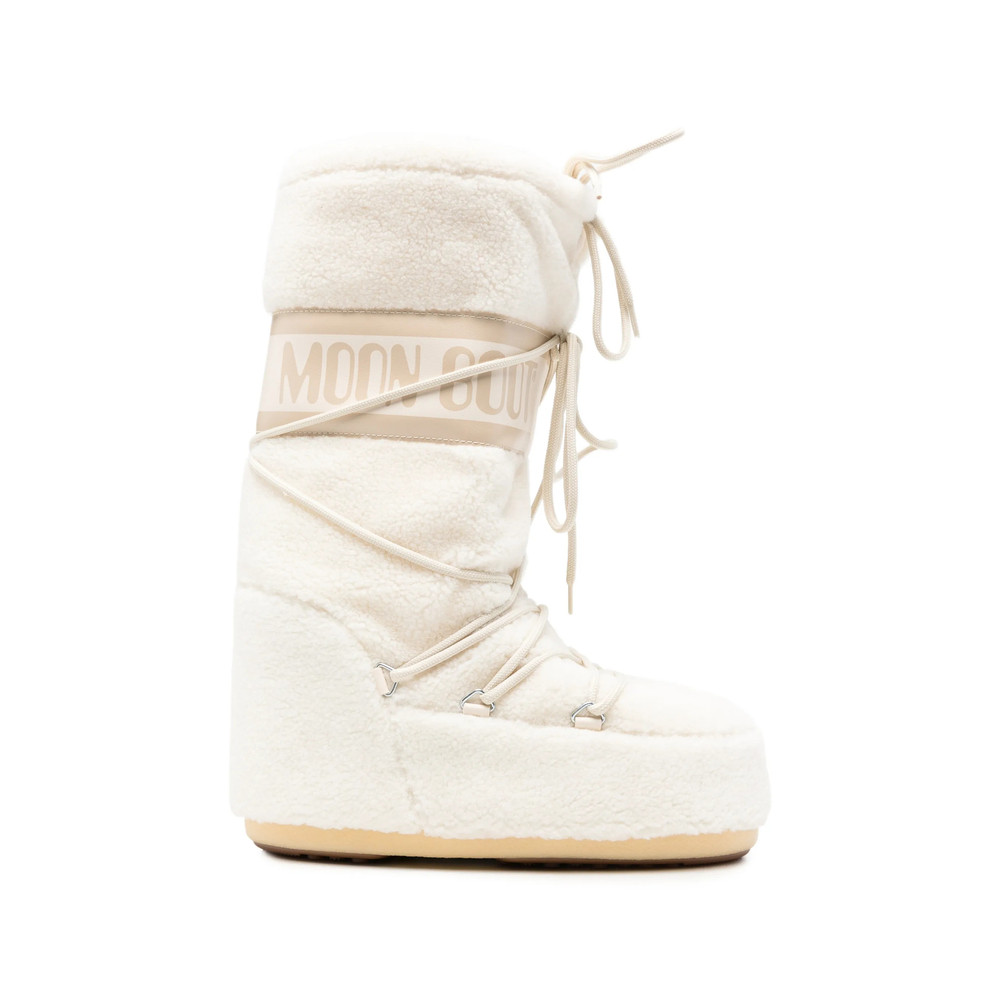Moon Boot Icon Fleece Lace-up Boots