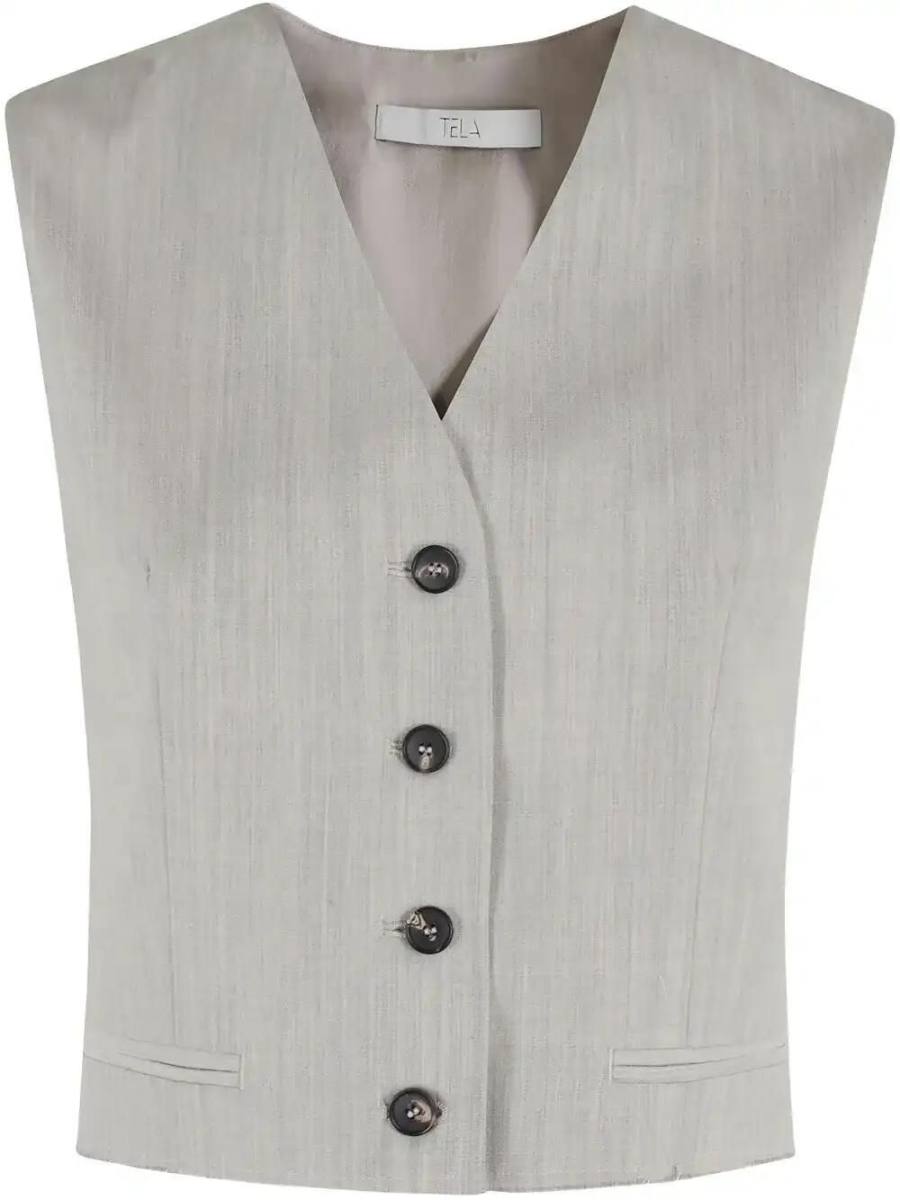 button-down waistcoat
