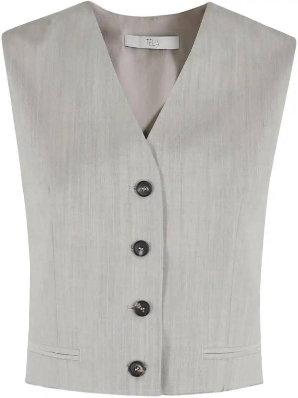 button-down waistcoat