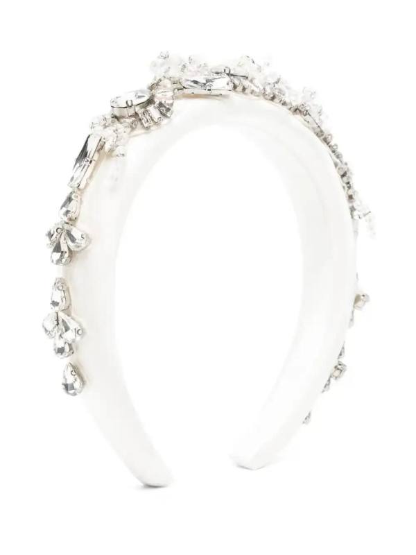 embellished satin headband