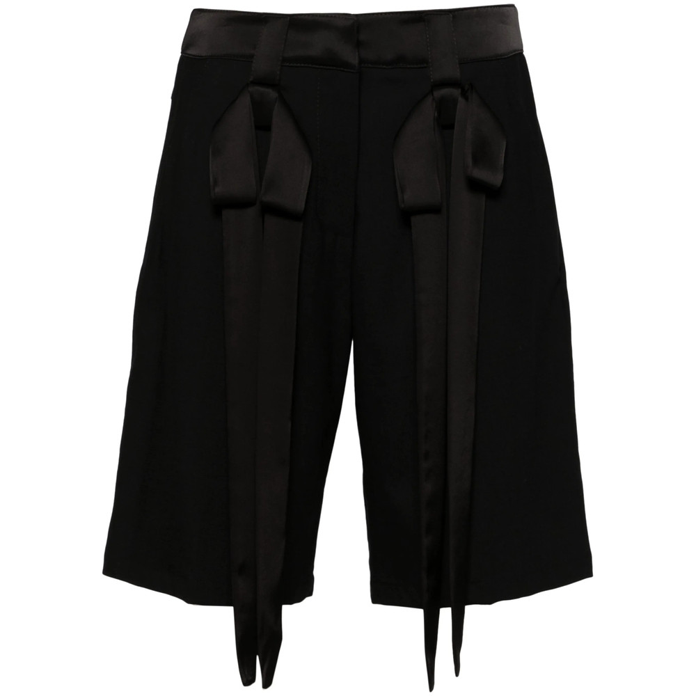 David Koma Bow-embellished Shorts
