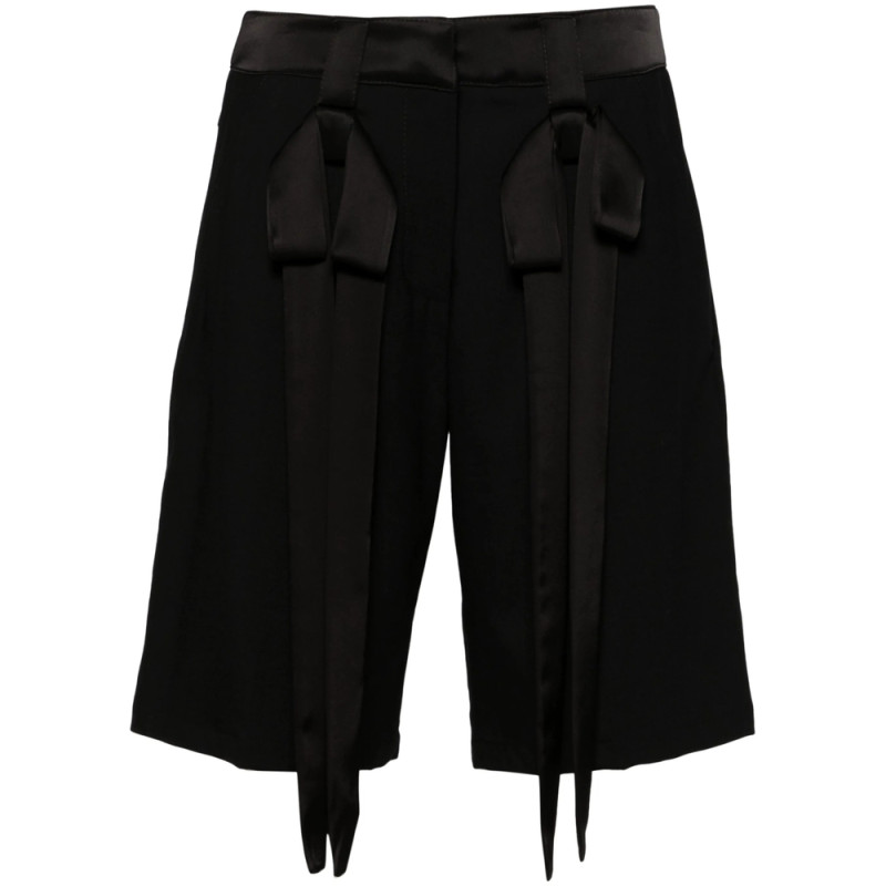 David Koma Bow-embellished Shorts
