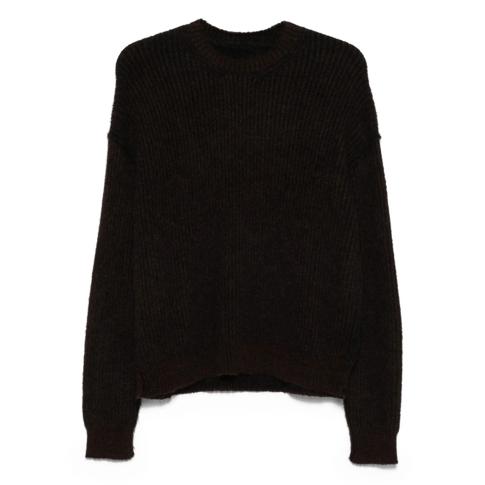 Uma Wang Ribbed Crew-neck Sweater