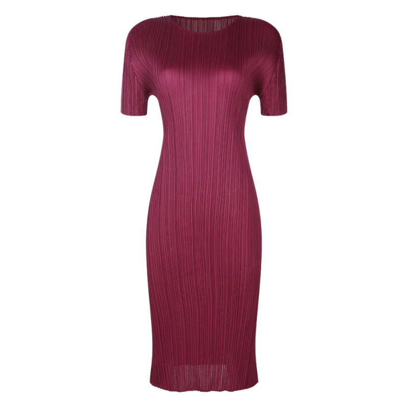 Pleats Please Pleated Midi Dress
