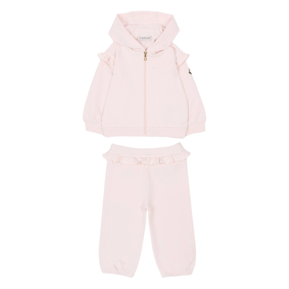 Moncler Pink Ruffled-detail