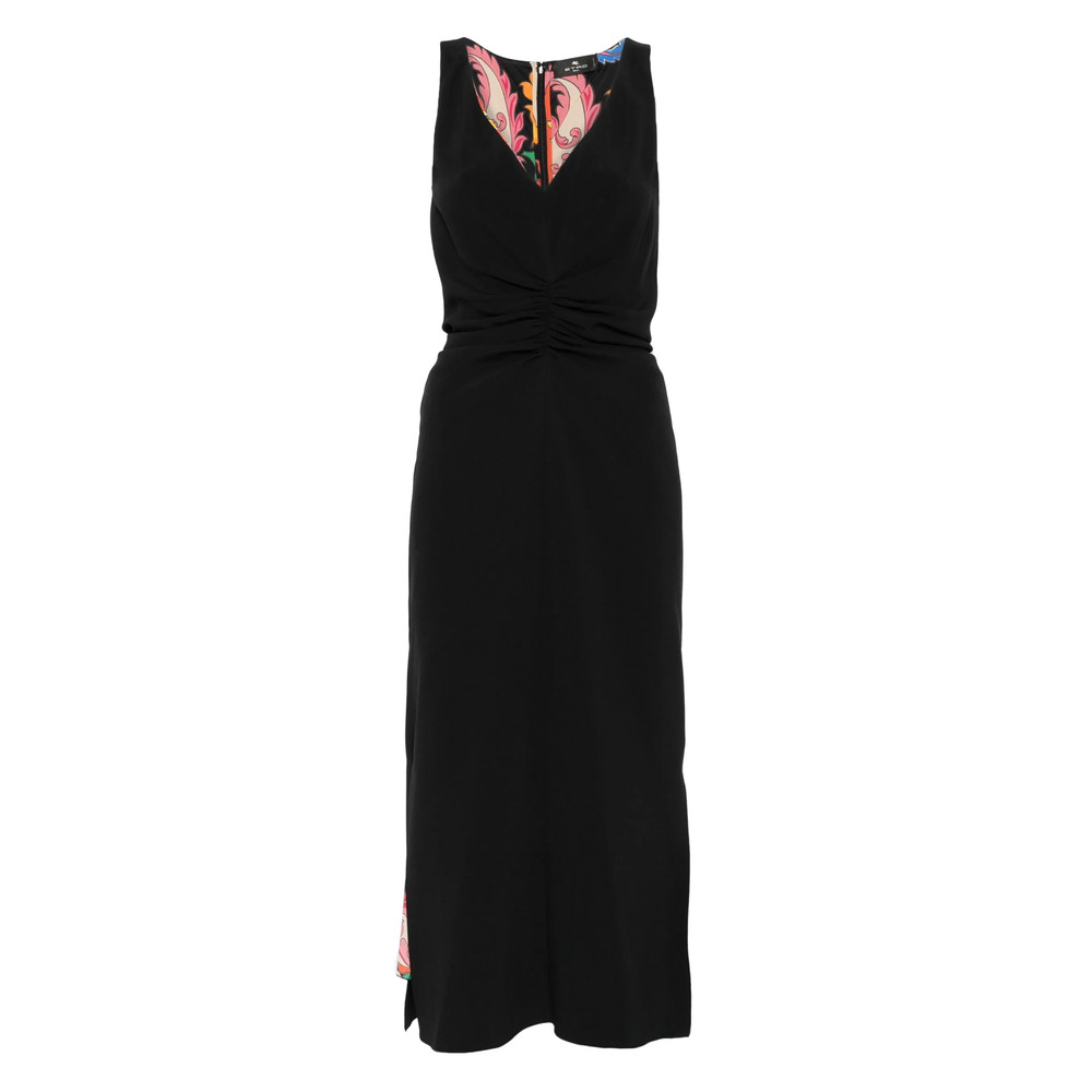 Etro Ruched-detailed Midi Dress