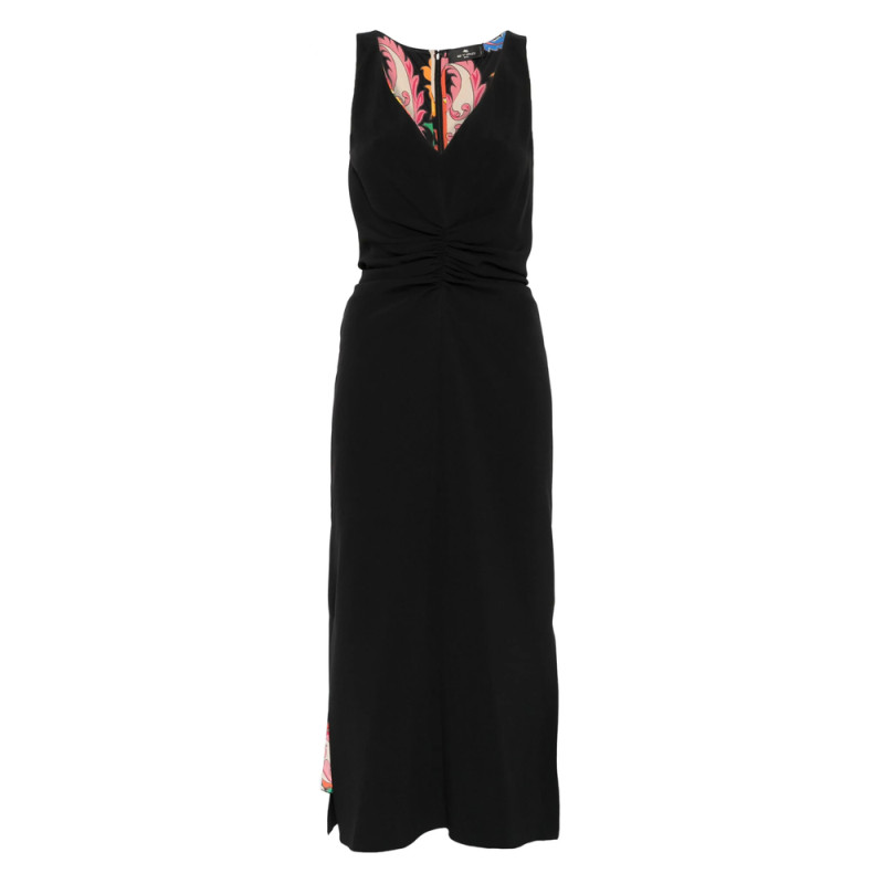 Etro Ruched-detailed Midi Dress
