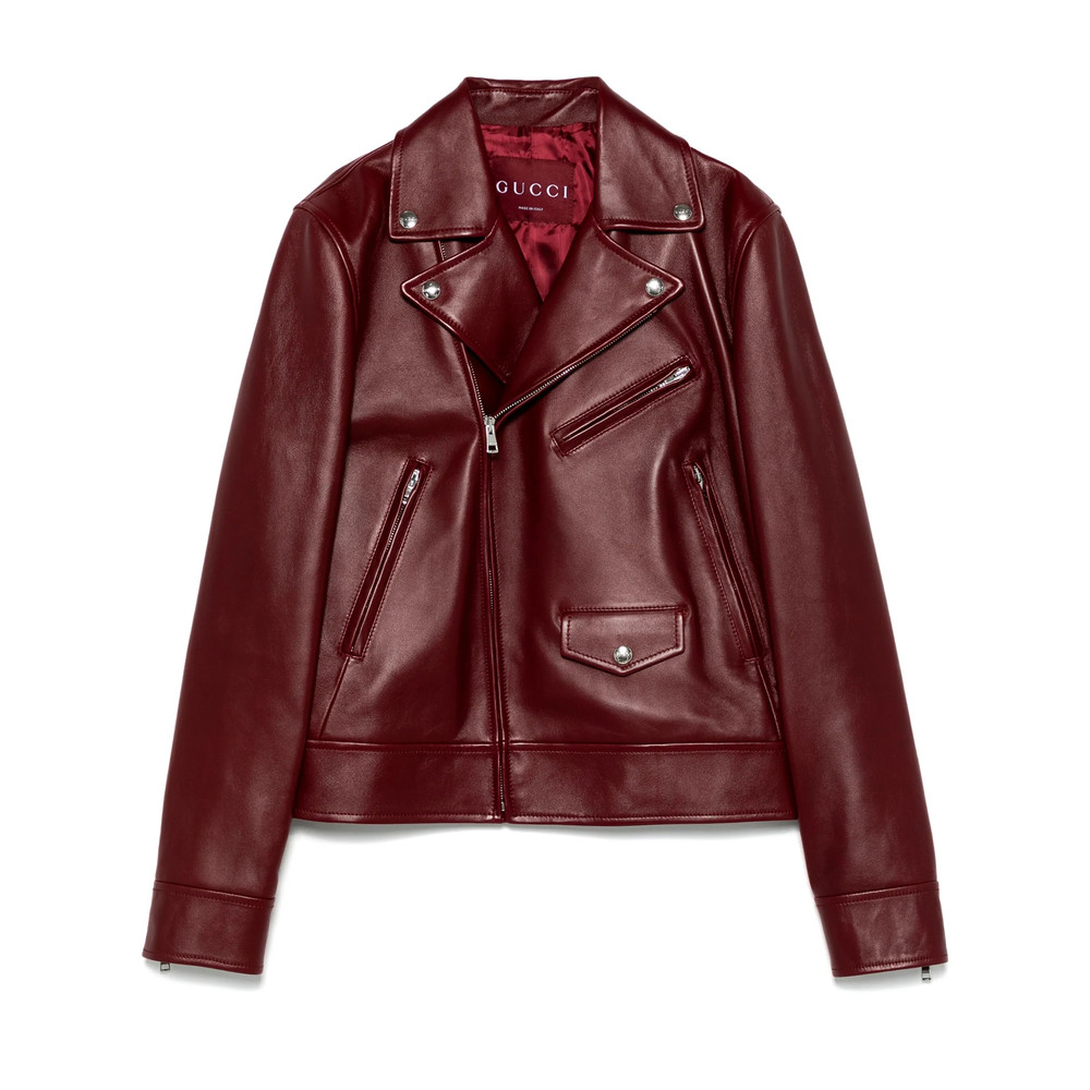 Gucci Leather Biker Jacket