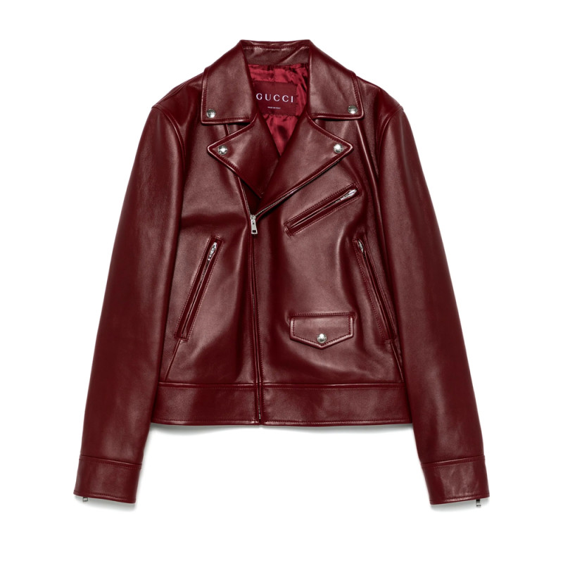 Gucci Leather Biker Jacket