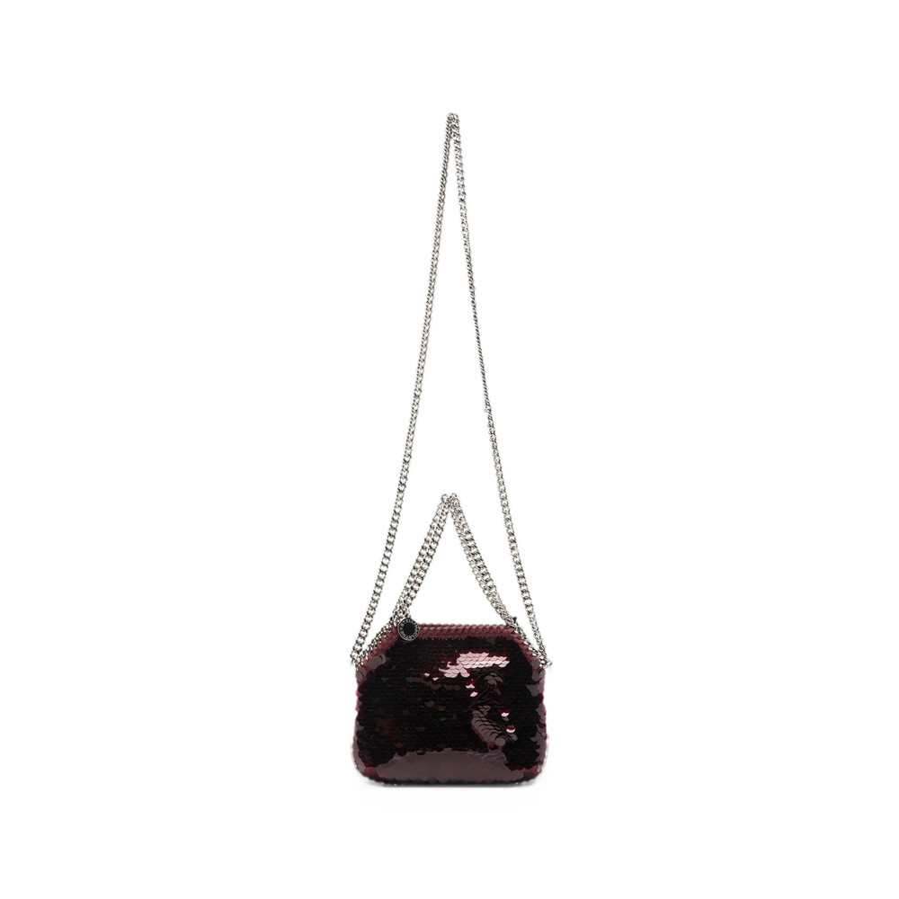 Stella Mccartney Falabella Sequin-embellished Shoulder Bag