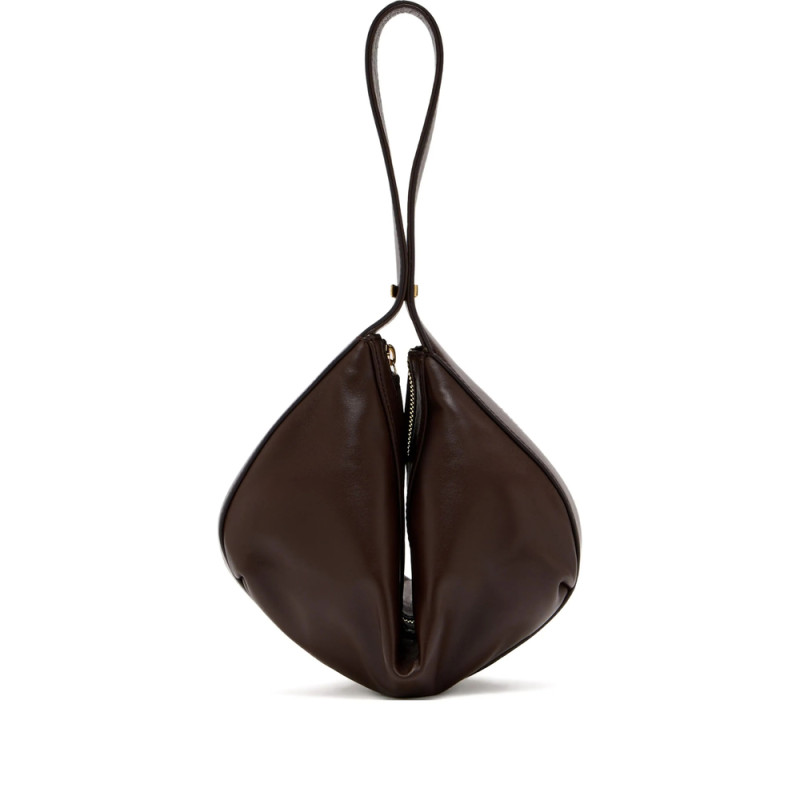 Staud Folded Leather Shoulder Bag