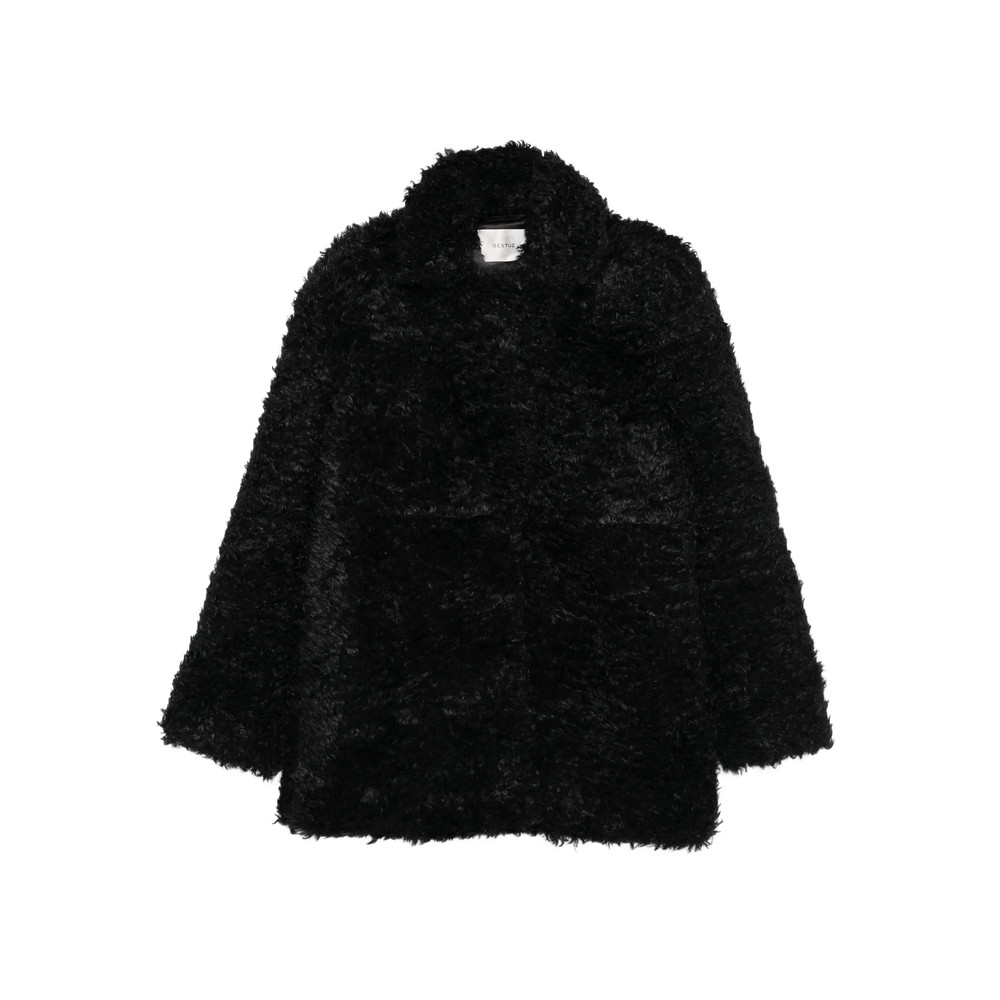Gestuz Long-sleeve Textured Coat